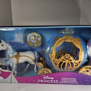 Disney Princess Cinderella's Carriage Toy Set - Blue and Gold